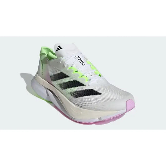 Adizero Boston 12 - White Black Green Spark