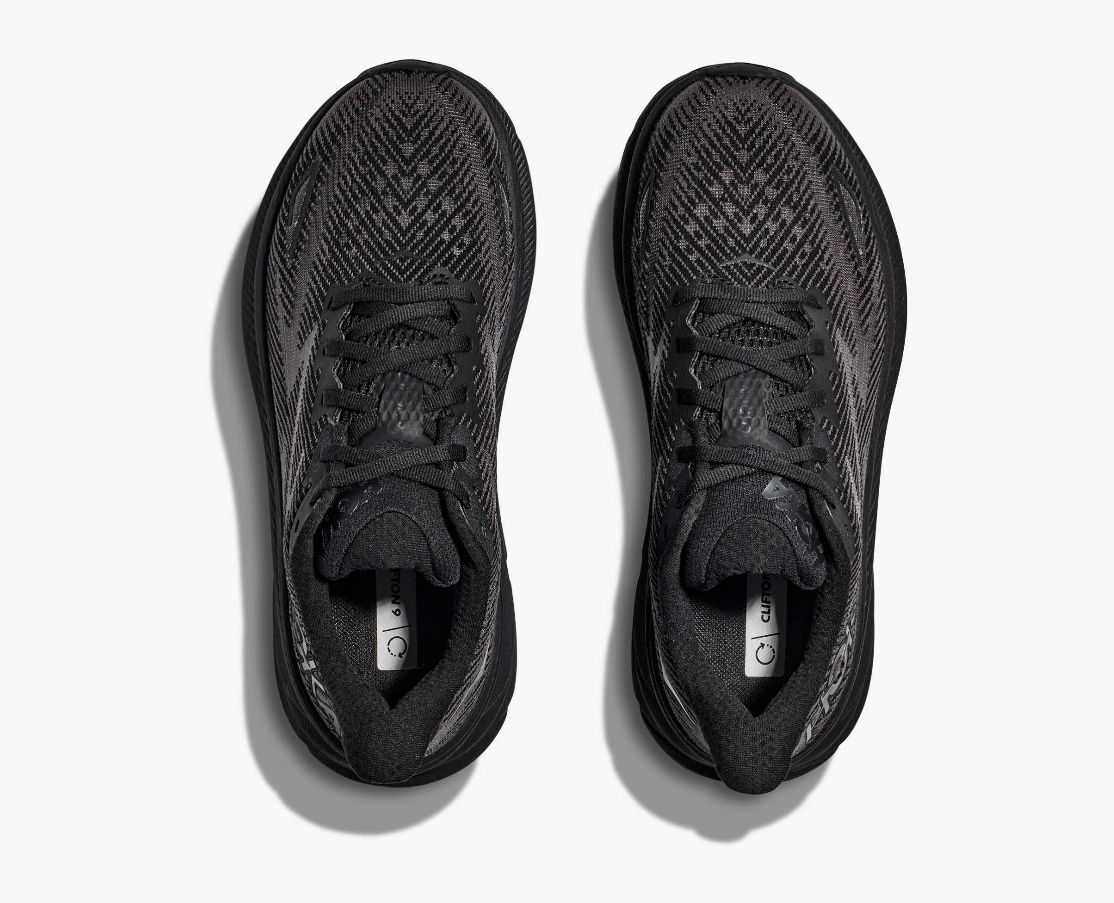 HOKA Clifton 9 - Black/Black
