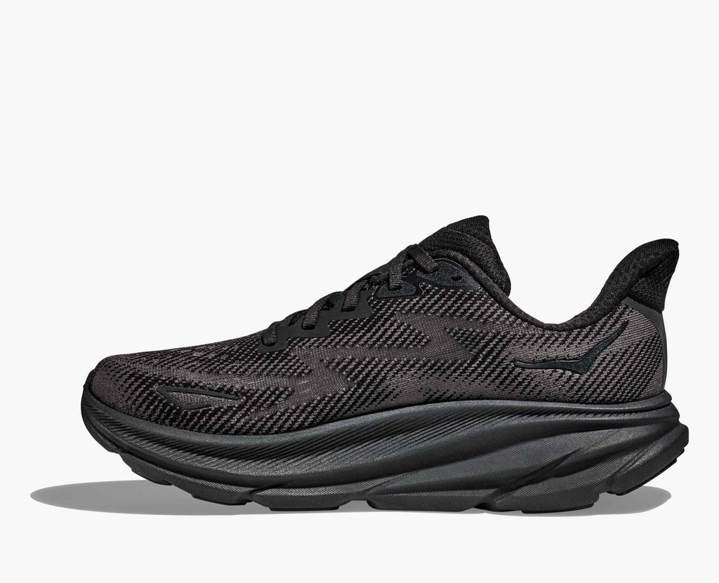 HOKA Clifton 9 - Black/Black