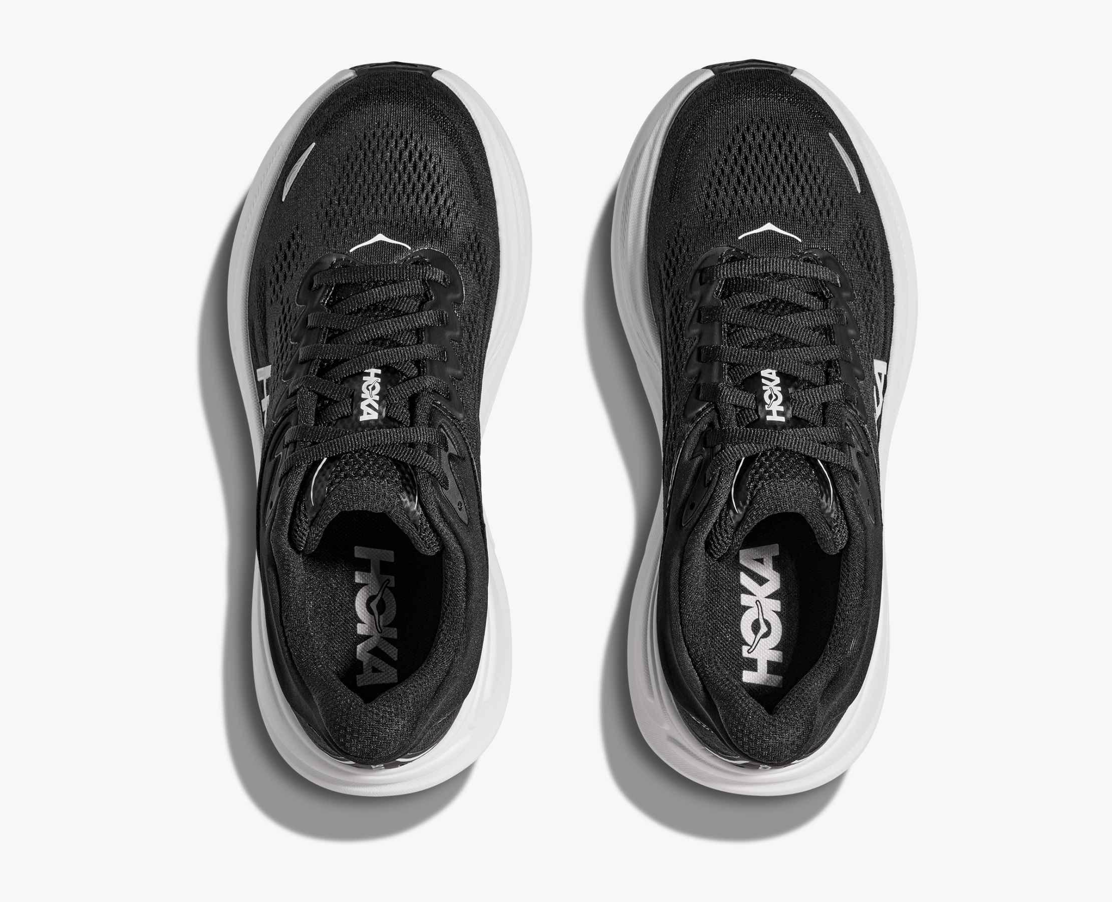 HOKA Bondi 9 - Black/White