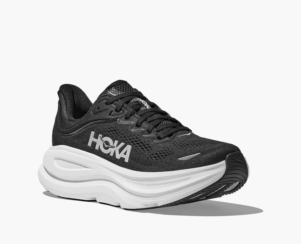 HOKA Bondi 9 - Black/White