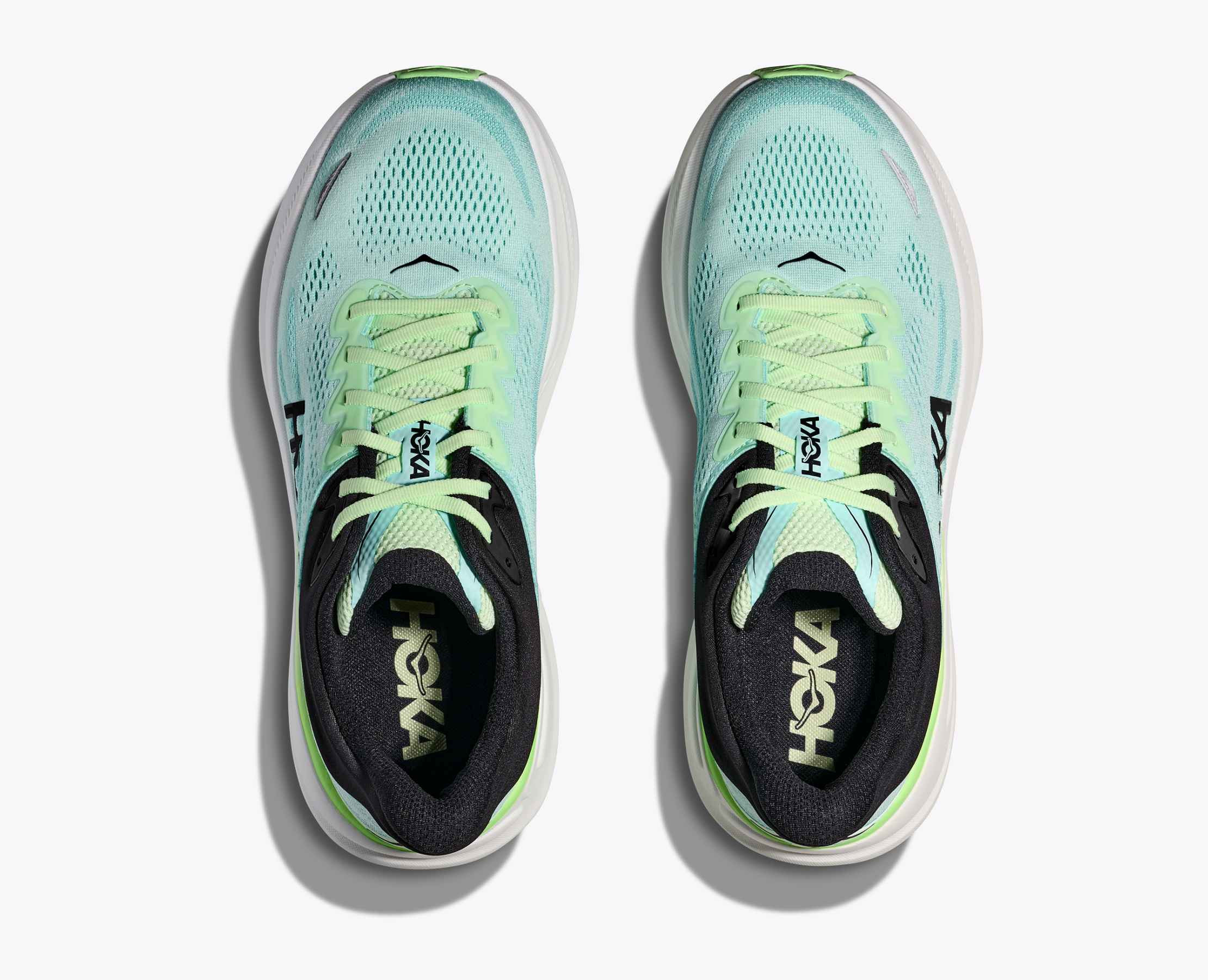 HOKA Bondi 9 - Luna Moth/Blue Spark