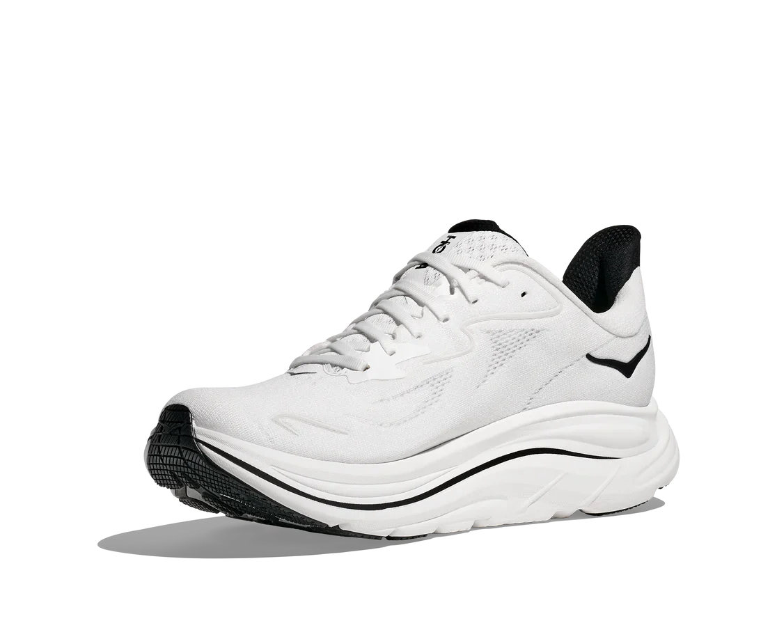 HOKA Clifton 10 - White/Black