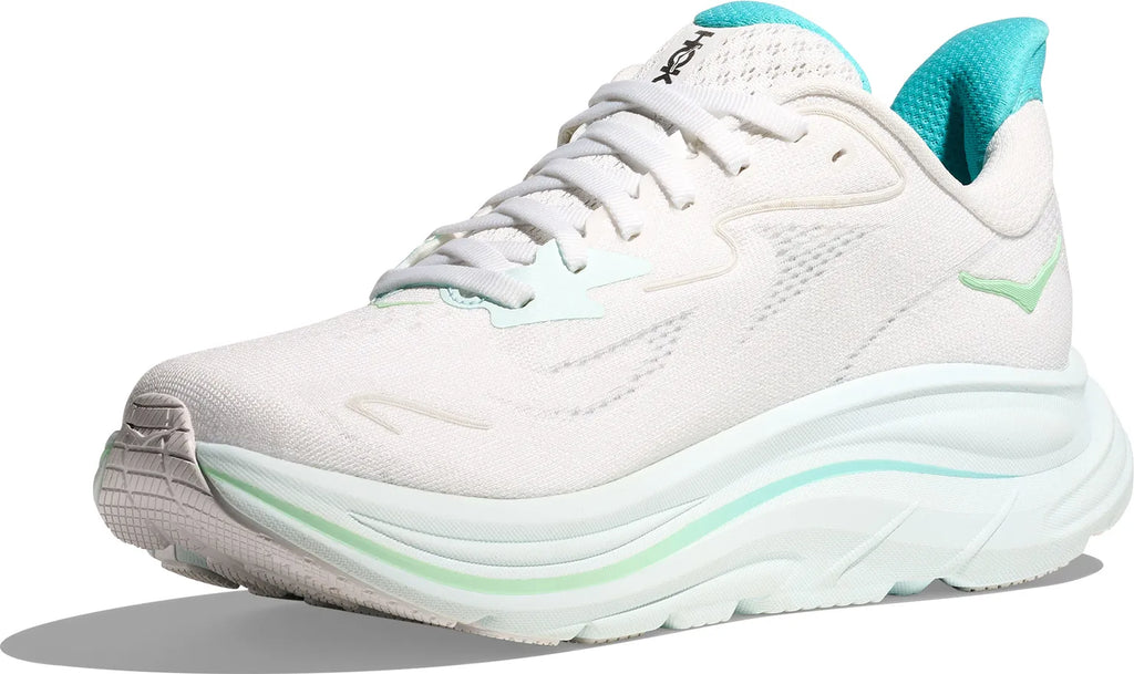 HOKA Clifton 10 - White/Cielo Blue