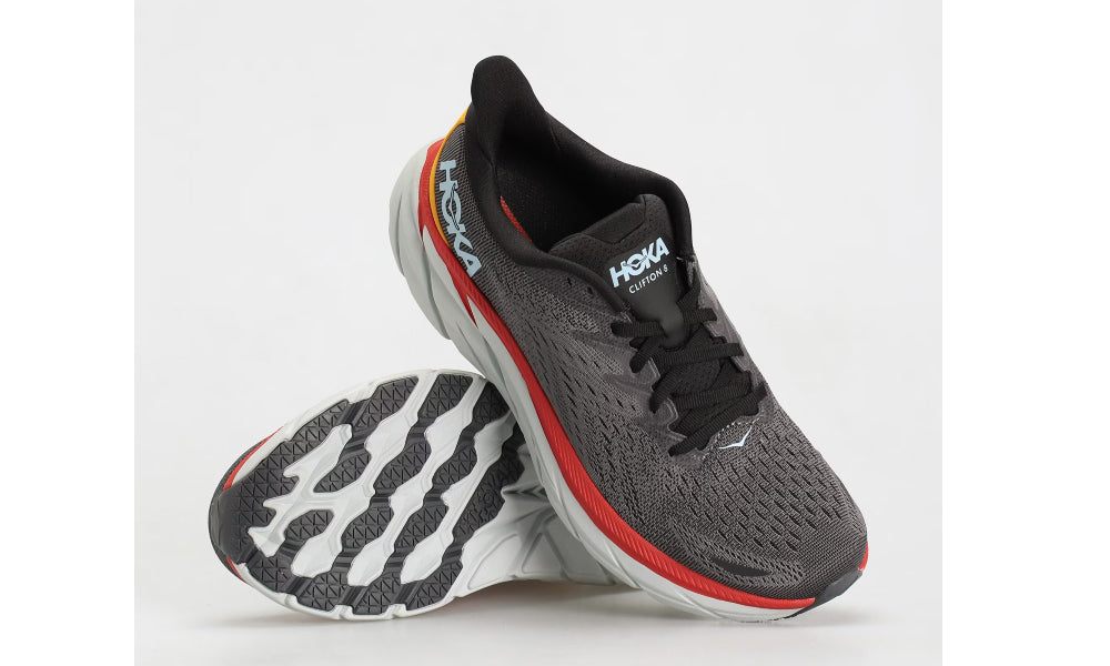 HOKA Clifton 8 - Castlerock Red