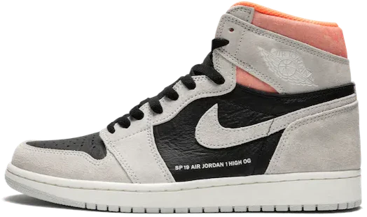 Air Jordan 1 - Grey Hyper Crimson
