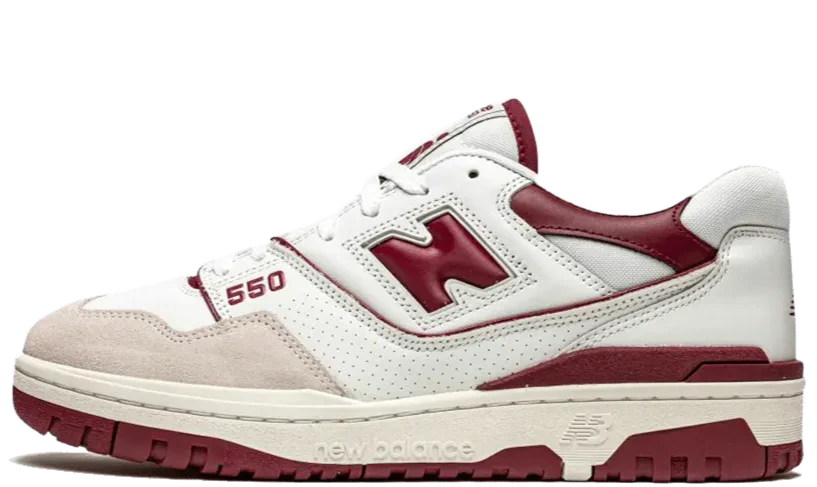 New Balance 550 - Sea Salt Burgundy