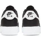 Air Force 1 - Black White Pebbled Leather