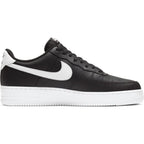 Air Force 1 - Black White Pebbled Leather