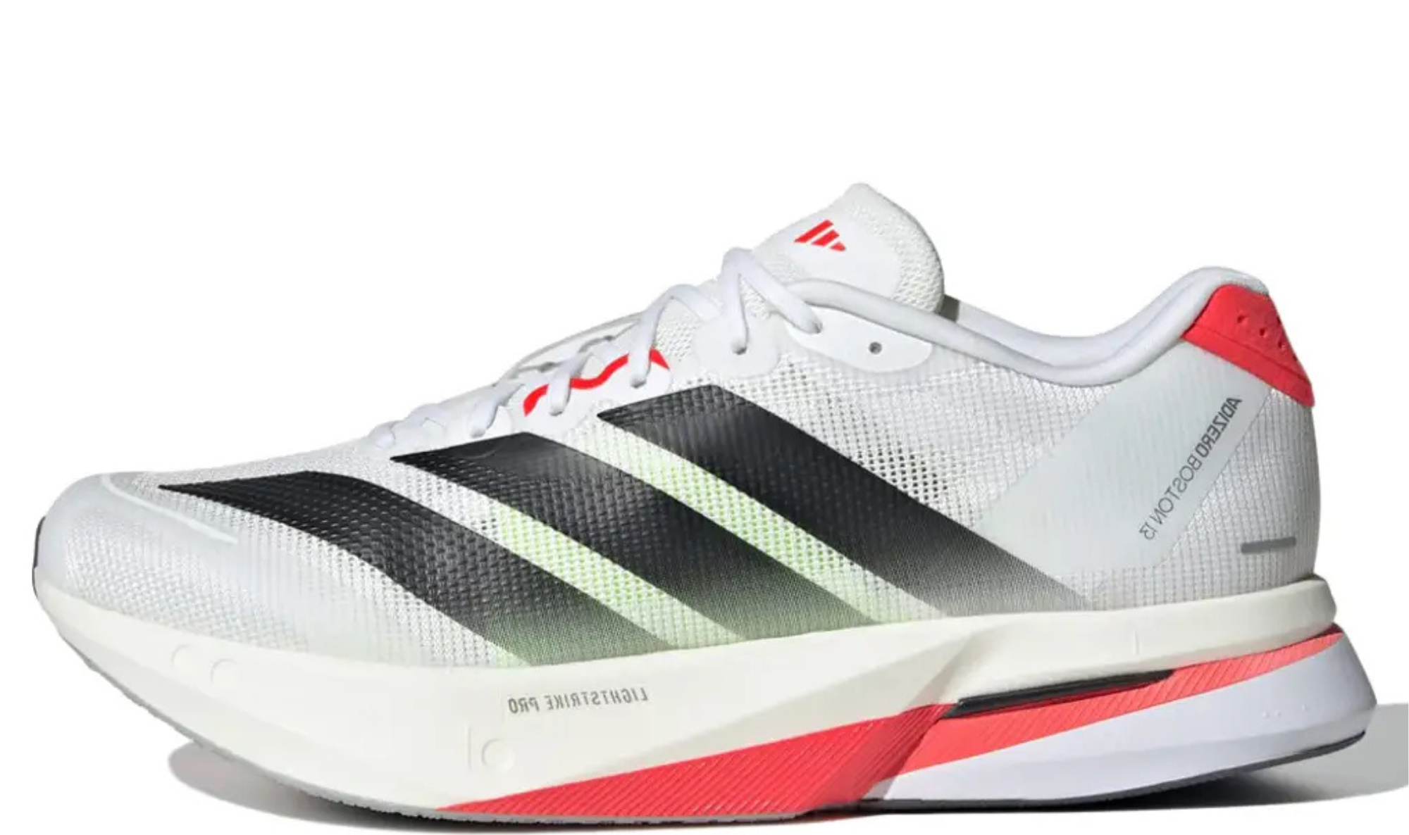 Adizero Boston 13 - Cloud White Black Red