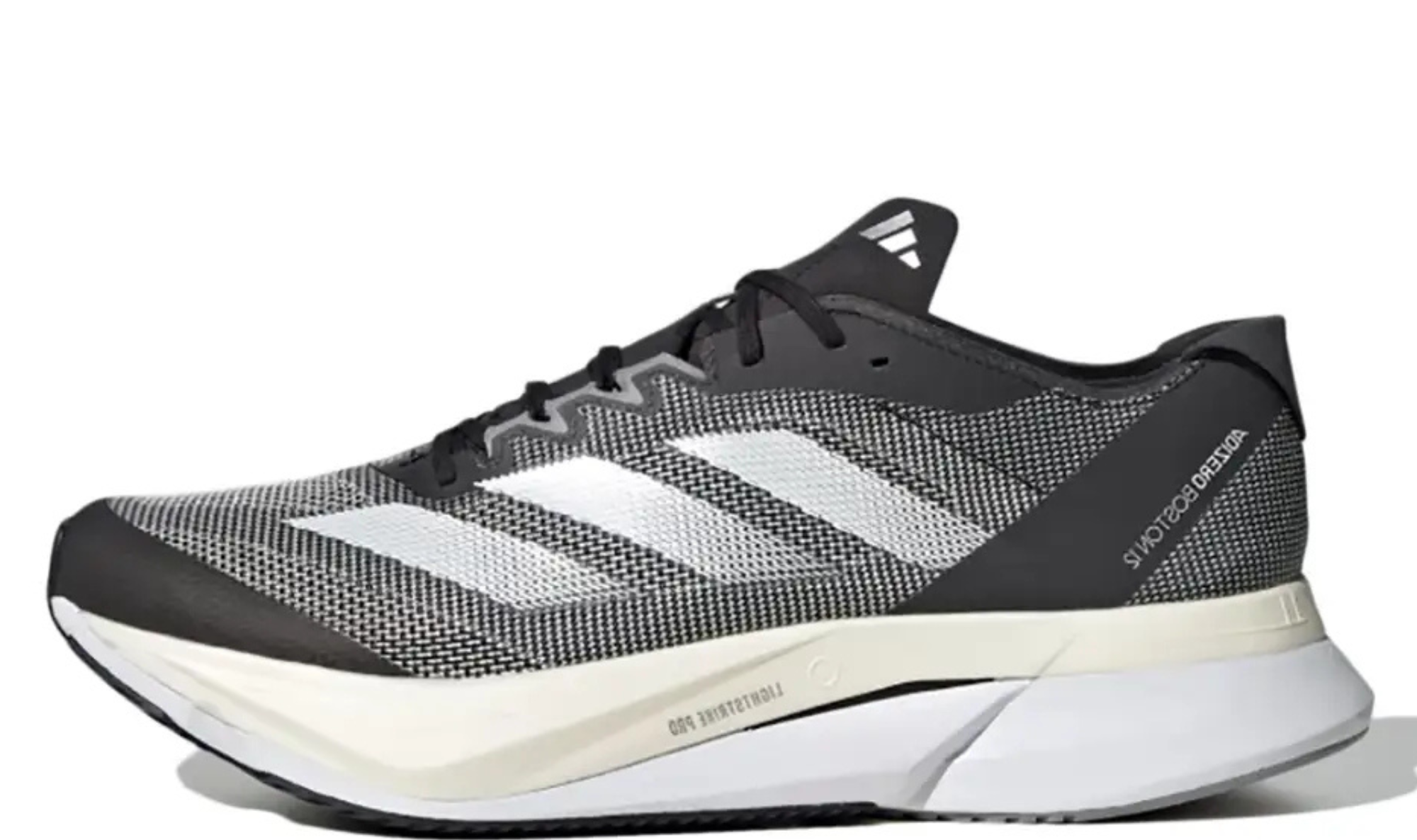 Adizero Boston 12 - Black White Carbon