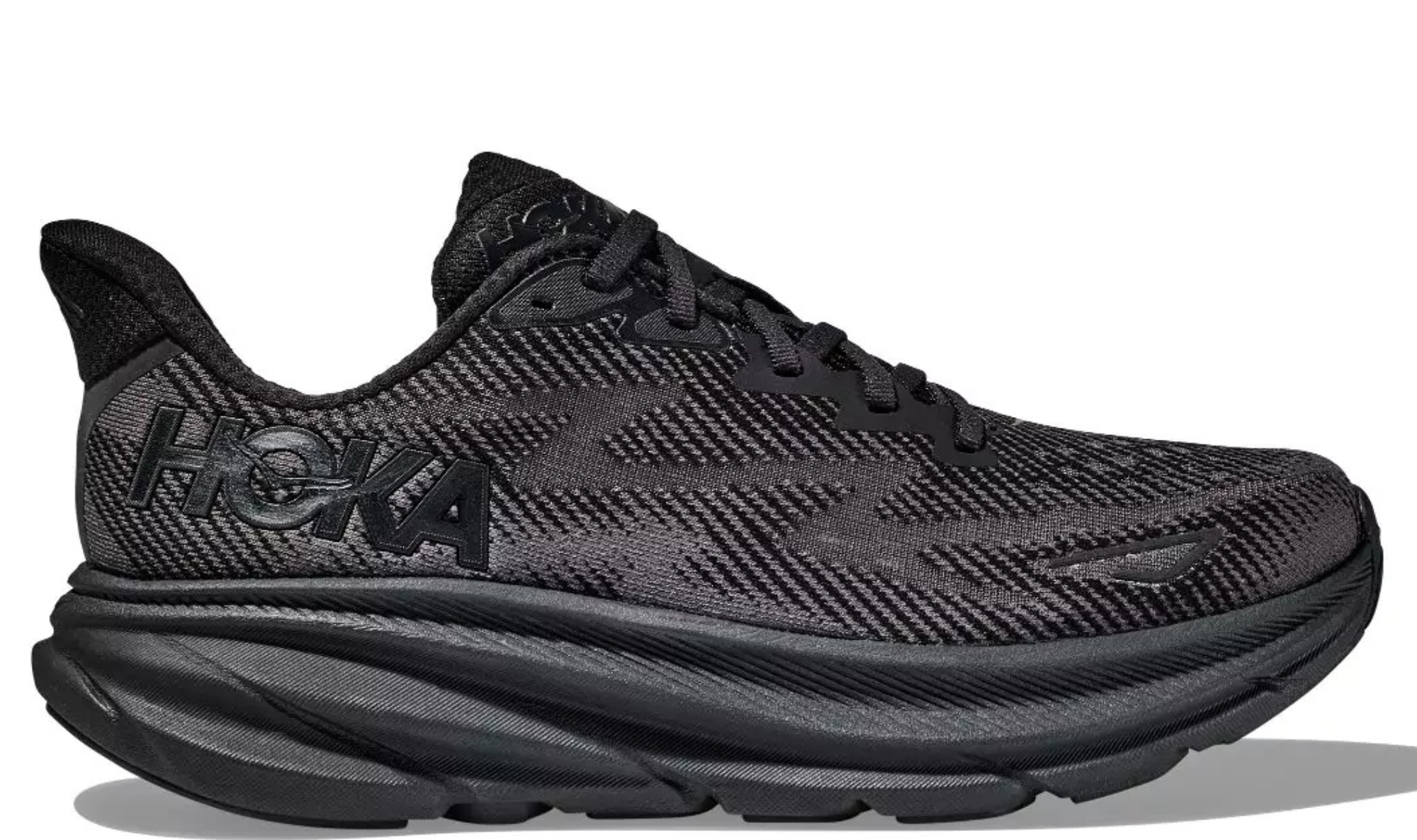 HOKA Clifton 9 - Black/Black