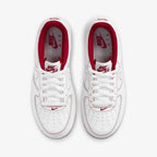 Air Force 1 -  Contrast Stitch White/University Red