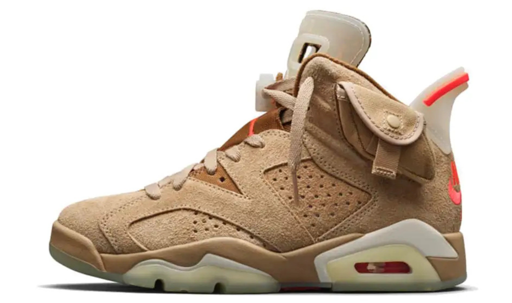 Air Jordan 6 X Travis Scott - British Khaki
