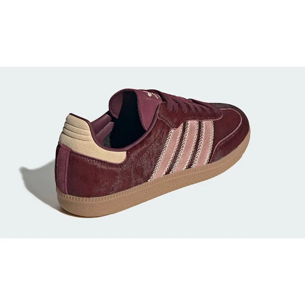 Samba OG - Sand Strata Maroon Pony