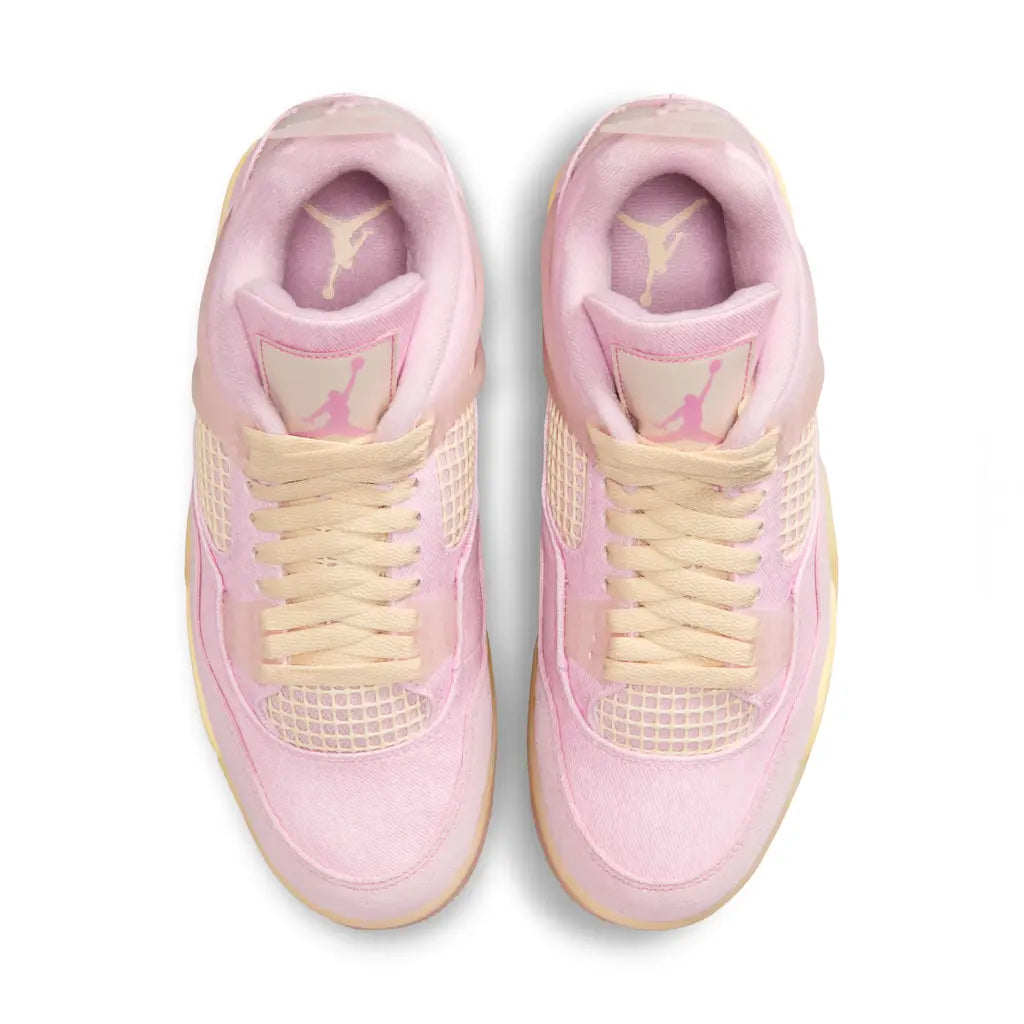 Air Jordan 4  - Denim Pink Iced Carmine