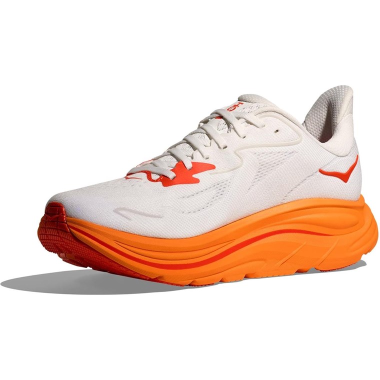 HOKA Clifton 10 - Frost/Orange Zest