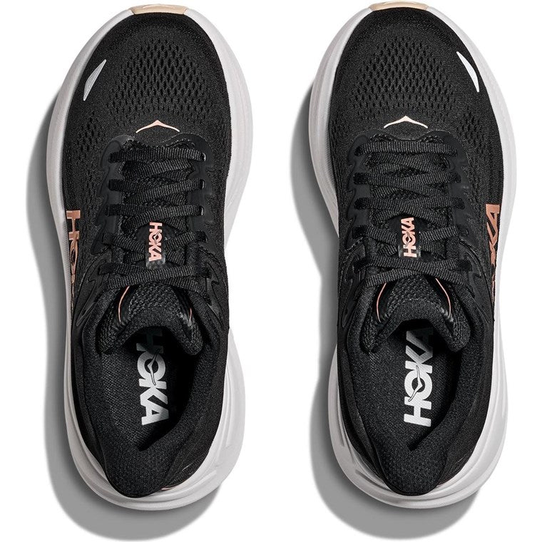HOKA Bondi 9 - Black/Rose Gold