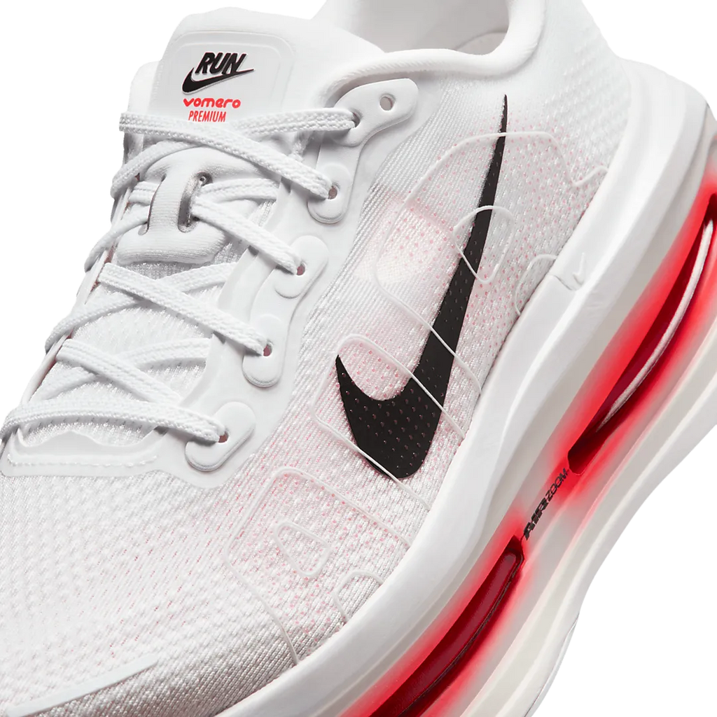Vomero Premium - White/Black/Bright Crimson