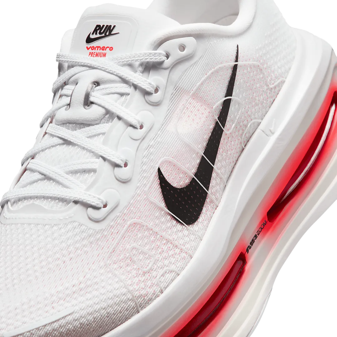 Vomero Premium - White/Black/Bright Crimson